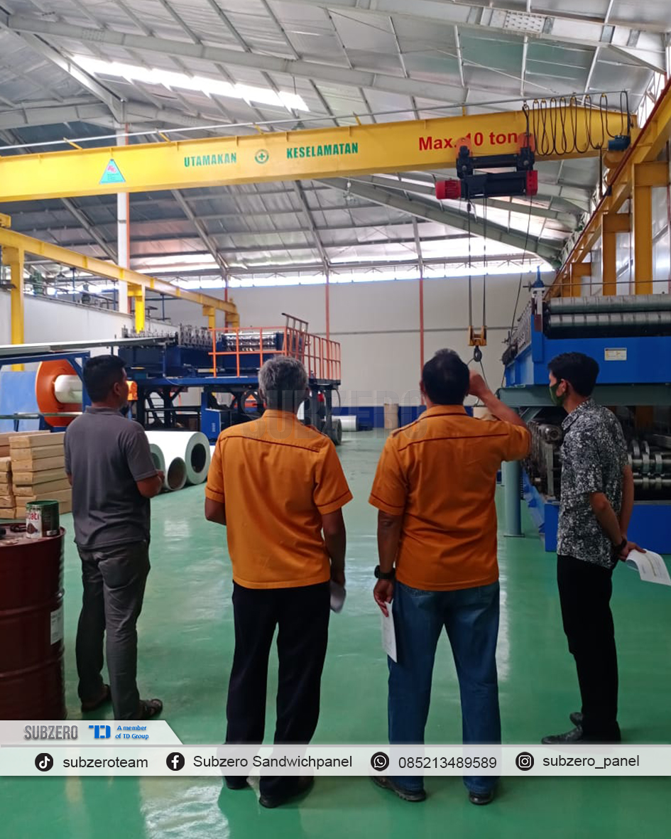 Image - Gallery - Kunjungan Pabrik untuk melihat langsung Produksi - Subzero | Pre Insulated Sandwich Panel
